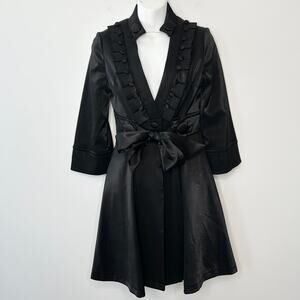 PLASTIC ISLAND Jacket Coat Womens Size Small Steampunk Cosplay Costume Gothic